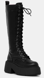 Buffalo csizma Vicious Lace Up Hi fekete, női, platformos, 1622482-BLK - fekete Női 36