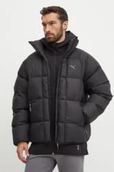 PUMA felső fekete, férfi, sima, kapucnis, 676638 - fekete XL