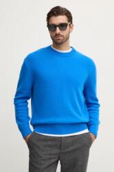 Benetton gyapjú pulóver férfi, 1344U108G - kék XXL