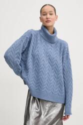 Superdry pulóver női, garbónyakú, W6110580A-CSJ - kék M