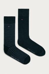 Tommy Hilfiger zokni 2 pár sötétkék, férfi, 100001496 - sötétkék 43/46