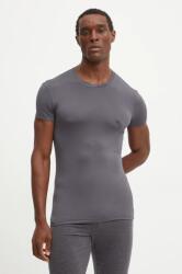 Emporio Armani Underwear póló otthoni viseletre 2 db fekete, nyomott mintás, 111670 4F733 - fekete XL
