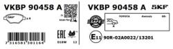 SKF set placute frana, frana disc SKF VKBP90458A (VKBP90458A)