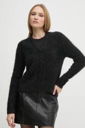 AllSaints gyapjú pulóver VORTEX fekete, női, W033KB - fekete L