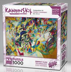KS Games - Puzzle Kandinsky: Compoziția VI - 1 000 piese Puzzle