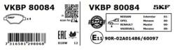 SKF set placute frana, frana disc SKF VKBP80084 (VKBP80084)