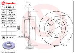 BREMBO féktárcsa BREMBO 09. E529.11 (09.E529.11)