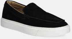 Calvin Klein velúr mokaszin MOCCASIN SUEDE fekete, férfi, HM0HM01794 - fekete Férfi 42