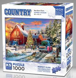 KS Games - Puzzle Dominic Davison: Ferma Red Barn - 1 000 piese Puzzle