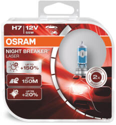 OSRAM Night Breaker Laser H7 +150% 2db/csomag