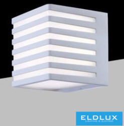 ELDLUX kürtéri fali lámpa 10w 1000lm 3000k IP54 fehér 110x100x110mm 3év (B110-BC)