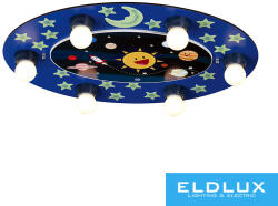ELDLUX VIANA mennyezeti lámpa 6×E27 kék (MX17032-06A)