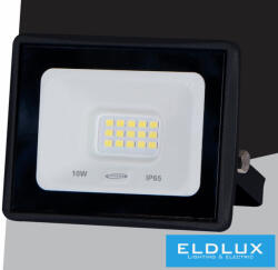 ELDLUX LED reflektor 10w 900lm 6500k IP65 fekete 87x94x20mm (EK02-10W-NF)
