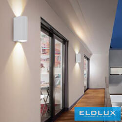 ELDLUX fali lámpa 2×GU10 IP65 68×80×150mm fehér (ES14-B) - dreamlighting