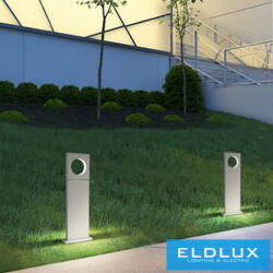 ELDLUX kerti lámpa LED 12w 600lm 4000k IP65 170×70×500mm fehér (ES60-BN)