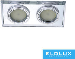 ELDLUX MIRROR süllyesztett lámpatest billenthető 2×GU10 króm (D302121)