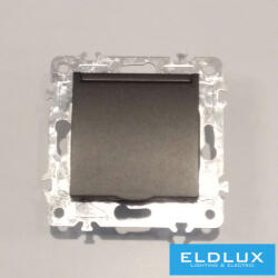 ELDLUX ELDGROUND 2P+F konnektor gyerekvédelemmel csapfedéllel fekete csavaros (ELD302403)