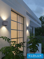 ELDLUX fali lámpa LED 12w 1000lm 3000k IP55 100×100×100mm fekete (ES46-NC)