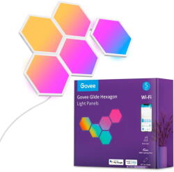 Govee Glide Hexa Light Panels 5-Pack, LED Light (B6061)
