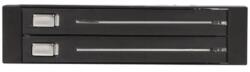 StarTech StarTech. com HSB220SAT25B beépítő keret 8, 89 cm (3.5") Foglalat panel Fekete (HSB220SAT25B)