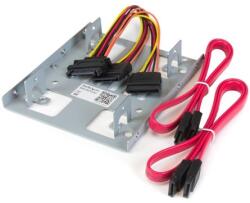 StarTech StarTech. com BRACKET25X2 beépítő keret 8, 89 cm (3.5") HDD tartó keret Rozsdamentes acél (BRACKET25X2)