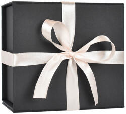  Fekete ajándékdoboz díszdoboz 10x10x7 cm