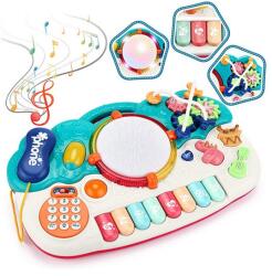 Man Yuk Toys Többfunkciós zongora 41 cm (CY-7008B)