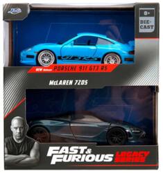 Jada Toys Fast & Furious Twin Pack Brian Porsche 996 GT3 RS + Shaw McLaren 720S (253202012)