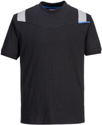 Portwest WX3 Flame Resistant T-Shirt - Fekete - M (FR712BKRM)
