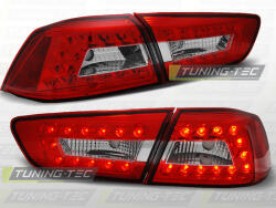 Mitsubishi LANCER 8 SEDAN 08-11 RED WHITE LED Tuning-Tec Hátsó Lámpa (LDMI04)