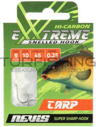 Nevis Előkötött pontyozó horog 6-os 10db/cs (4140-006) - turfishing