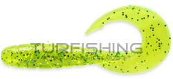 Fishup Fishup_mighty Grub 3.5" (7pcs. ), #026 - Flo Chartreuse/green (fhl55119)