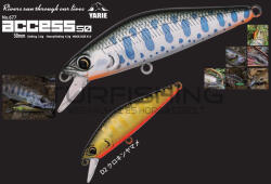 Yarie Jespa YARIE 677 ACCESS HS 50mm 4.3gr D2 Black Gold Yamame (Y67750HSD2) - turfishing