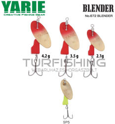 Yarie Jespa KÖRFORGÓ YARIE 672 BLENDER 4.2gr SP5 Gold/Lemon (Y67242SP5) - turfishing