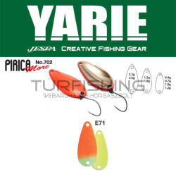 Yarie Jespa YARIE 702 PIRICA MORE 2.2gr E71 AG Carrot (Y70222E71) - turfishing