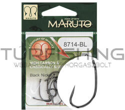 Maruto Horog 8714bl Carp Hooks Hc T. D. E. 5° Barbless Black Nickel 10 (43011010)