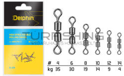 Delphin Hi speed double rolling swivel A-04 BN/4 (969A04004)