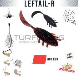 Herakles LEFTAIL-R 1.8" 4.5cm Hot Red (ARHKLER145) - turfishing