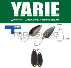 Yarie Jespa YARIE 706 T-SPOON 1.1gr S1 Dark Brown (Y706T11S1) - turfishing