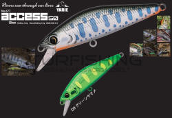 Yarie Jespa YARIE 677 ACCESS HS 50mm 4.3gr D9 Green Yamame (Y67750HSD9) - turfishing