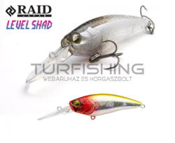 Raid Japan RAID LEVEL SHAD 50.3mm 4.3gr Su 028 Clown (RAID18715) - turfishing