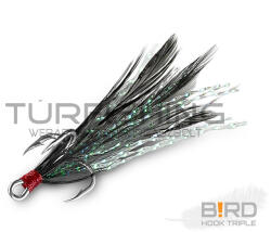 Delphin B! RD Hook TRIPLE / 3db fekete tollak #8 (101003099)
