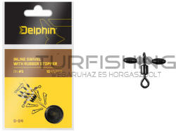 Delphin Inline swivel with rubber stopper S / 0 (969D04004)
