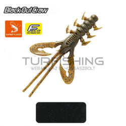 Tiemco TIEMCO BLACK OUT CRAW 4" 10cm Color 000 (300114140000)
