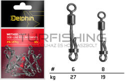 Delphin Method QuiX oldalvonalas forgókapocs / 10 db #6/27kg (101003589)