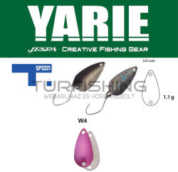 Yarie Jespa YARIE 706 T-SPOON 1.1gr W4 Norinori Pink (Y706T11W4) - turfishing