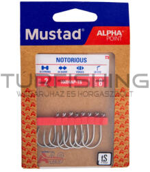 Mustad Notorious, 2/0 7db/csomag (m4295200)