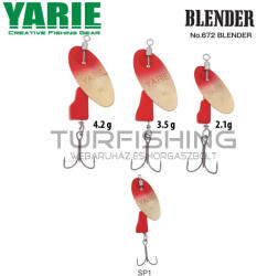 Yarie Jespa KÖRFORGÓ YARIE 672 BLENDER 4.2gr SP1 Red/Red (Y67242SP1) - turfishing