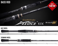 Graphiteleader VELOCE UX 21GVELUC-74X R-Fast 2.24m 3oz 84gr EX-Heavy (G18210) - turfishing