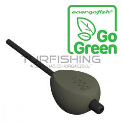 Carp Expert Flat Inline ólom 40g Szinezett ''go Green (fl221840)